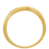 Inel din Argint 925 Placat cu Aur ( 2.52 grame ) cu Diamant Verde 0.05 Carate