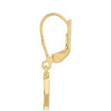 Cercei din Argint 925 Placat cu Aur ( 1.91 grame ) cu Diamant Verde 0.09 Carate