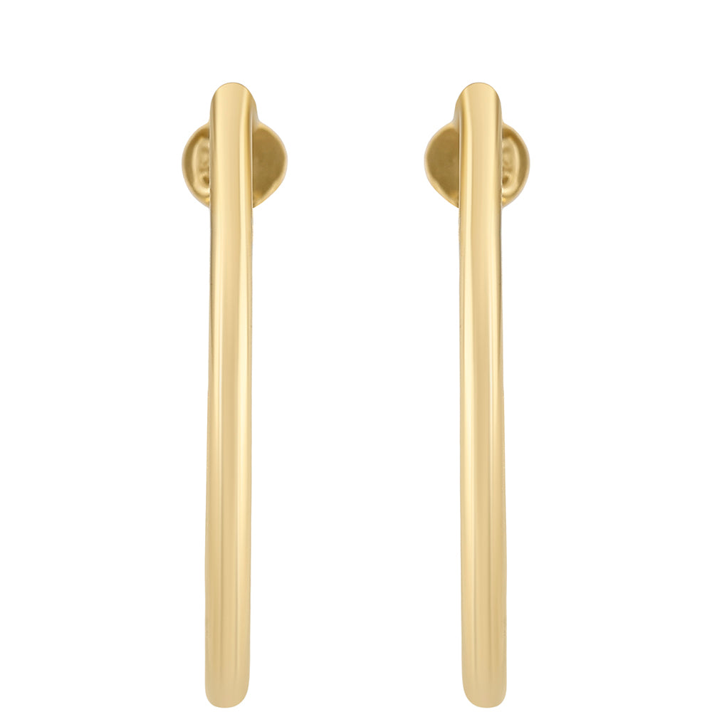 Cercei din Argint 925 Placat cu Aur ( 2.46 grame )