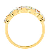 Inel din Argint 925 Placat cu Aur ( 3.82 grame ) cu Ametist și Citrin 1.89 Carate