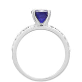 Inel din Argint 925 ( 2.17 grame ) cu Safir Thailandez 1.98 Carate