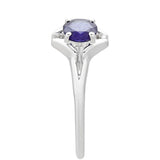 Inel din Argint 925 ( 1.7 grame ) cu Safir Thailandez 0.72 Carate