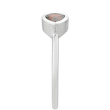 Inel din Argint 925 ( 1.45 grame ) cu Granat 0.76 Carate