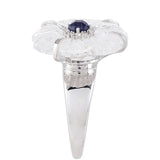 Inel din Argint 925 ( 3.98 grame ) cu Safir Thailandez și Cuarț 11.55 Carate