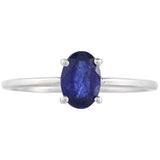 Inel din Argint 925 ( 1.11 grame ) cu Safir Thailandez 1.05 Carate