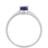 Inel din Argint 925 ( 1.11 grame ) cu Safir Thailandez 1.05 Carate