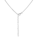 Colier din Argint 925 ( 6.74 grame ) cu Cuarț Păun și Topaz Alb 10.18 Carate