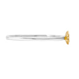 Inel din Argint 925 ( 1.02 grame ) cu Diamant Verde Veronez 0.05 Carate