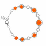 Brățară din Argint 925 ( 6.74 grame ) cu Carneol 8.6 Carate