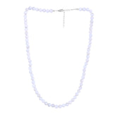 Colier din Argint 925 ( 1.25 grame ) cu Agat Albastru 120.08 Carate