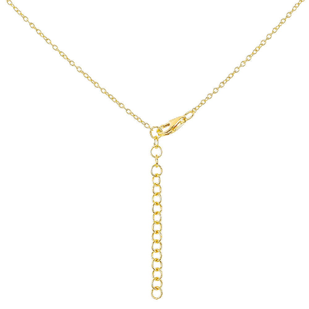 Colier din Argint 925 Placat cu Aur ( 8.23 grame ) cu Cuarț Roz și Topaz Verde 10.75 Carate