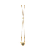 Brățară din Argint 925 Placat cu Aur ( 3.56 grame ) cu Diamant Albastru 0.06 Carate