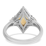 Inel din Argint 925 ( 3.2 grame ) cu Citrin și Topaz Alb 2.26 Carate