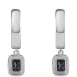 Cercei din Argint 925 ( 8.22 grame ) cu Safir Albastru Australian 3.2 Carate