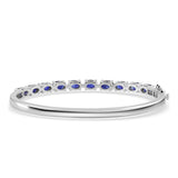 Brățară din Argint 925 ( 12.2 grame ) cu Safir Albastru Australian 6 Carate