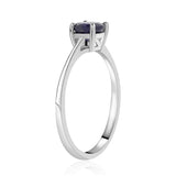 Inel din Argint 925 ( 1.5 grame ) cu Safir Albastru Australian 1 Carate