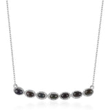 Colier din Argint 925 ( 5.68 grame ) cu Opal Etiopian Negru Lega Dembi 2.38 Carate