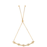 Brățară din Argint 925 Placat cu Aur ( 4.13 grame ) cu Diamant Verde 0.04 Carate