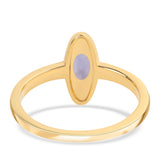 Inel din Argint 925 Placat cu Aur ( 2.37 grame ) cu Iolit 0.43 Carate