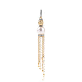 Pandantiv din Argint 925 Placat cu Aur ( 2.55 grame ) cu Perlă de Apă Dulce Albă și Topaz Alb 7.47 Carate