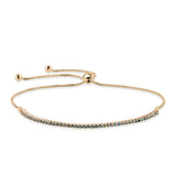 Brățară din Argint 925 Placat cu Aur ( 2.88 grame ) cu Diamant Albastru 0.45 Carate