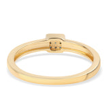 Inel din Argint 925 Placat cu Aur ( 1.76 grame ) cu Diamant Albastru 0.06 Carate