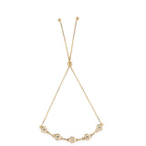 Brățară din Argint 925 Placat cu Aur ( 3.95 grame ) cu Diamant Albastru 0.04 Carate