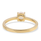 Inel din Argint 925 Placat cu Aur ( 1.68 grame ) cu Opal Etiopian Lega Dembi 0.32 Carate