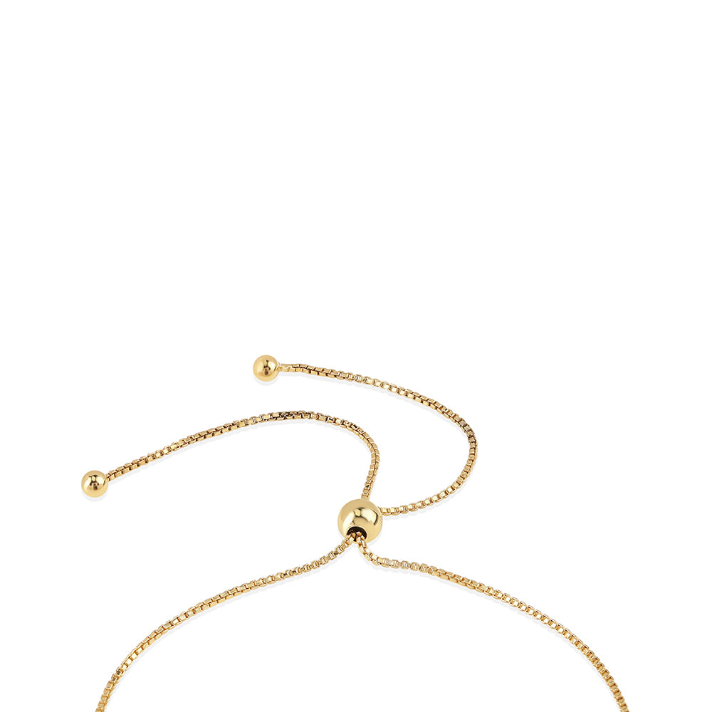 Brățară din Argint 925 Placat cu Aur ( 3.18 grame ) cu Diamant Alb 0.04 Carate