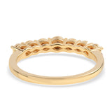 Inel din Argint 925 Placat cu Aur ( 2.2 grame ) cu Diamant Roșu și Diamant Alb 0.05 Carate