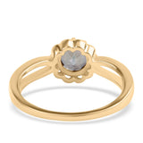 Inel din Argint 925 Placat cu Aur ( 3.02 grame ) cu Topaz Mistic 1.54 Carate