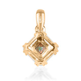 Pandantiv din Argint 925 Placat cu Aur ( 1.13 grame ) cu Topaz Mistic și Topaz Alb 1.24 Carate