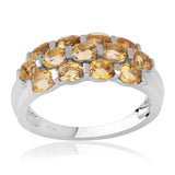 Inel din Argint 925 ( 3.35 grame ) cu Citrin Brazilian Clasa "AA" 2.34 Carate