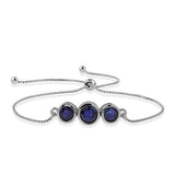 Brățară din Argint 925 ( 3.49 grame ) cu Safir Albastru Australian 2.27 Carate