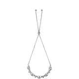 Brățară din Argint 925 ( 6.51 grame ) cu Safir Albastru Australian și Topaz Alb 1.66 Carate