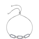 Brățară din Argint 925 ( 3.68 grame ) cu Safir Albastru Australian 0.84 Carate