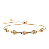Brățară din Argint 925 Placat cu Aur ( 4.16 grame ) cu Diamant Negru 0.04 Carate