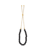 Brățară din Argint 925 Placat cu Aur ( 2.69 grame ) cu Spinel Negru 29.9 Carate