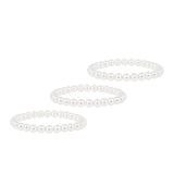 Set din Mărgele ( 1.07 grame ) cu Perlă de Apă Dulce Crem 133.6 Carate