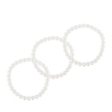 Set din Mărgele ( 1.07 grame ) cu Perlă de Apă Dulce Crem 133.6 Carate