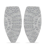 Cercei din Argint 925 Placat cu Aur ( 5 grame ) cu Diamant Alb 0.71 Carate