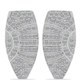 Cercei din Argint 925 Placat cu Aur ( 5 grame ) cu Diamant Alb 0.71 Carate