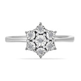 Inel din Argint 925 ( 2.49 grame ) cu Diamant Alb 0.05 Carate