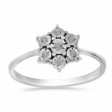 Inel din Argint 925 ( 2.49 grame ) cu Diamant Alb 0.05 Carate