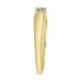 Inel din Argint 925 Placat cu Aur ( 2.07 grame ) cu Diamant Alb 0.02 Carate
