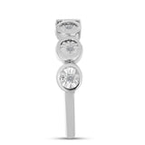 Inel din Argint 925 ( 2.42 grame ) cu Diamant Alb 0.05 Carate