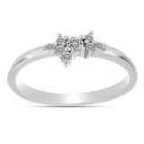 Inel din Argint 925 ( 1.8 grame ) cu Diamant Alb 0.13 Carate