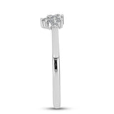 Inel din Argint 925 ( 1.8 grame ) cu Diamant Alb 0.13 Carate