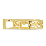 Pandantiv din Argint 925 Placat cu Aur ( 2.56 grame ) cu Diamant Alb 0.01 Carate