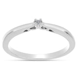 Inel din Argint 925 ( 2.03 grame ) cu Diamant Alb 0.02 Carate